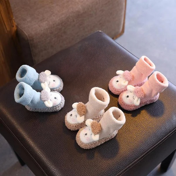 (🎄Christmas Pre Sale Now-49% Off) Baby Cartoon Plush Cotton Toddler Shoes