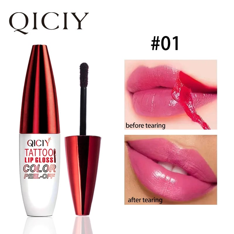🎁TikTok Last Day Sale - 70% OFF🔥Tattoo Lip Gloss Set – 4 Colors, Hydrating Shine