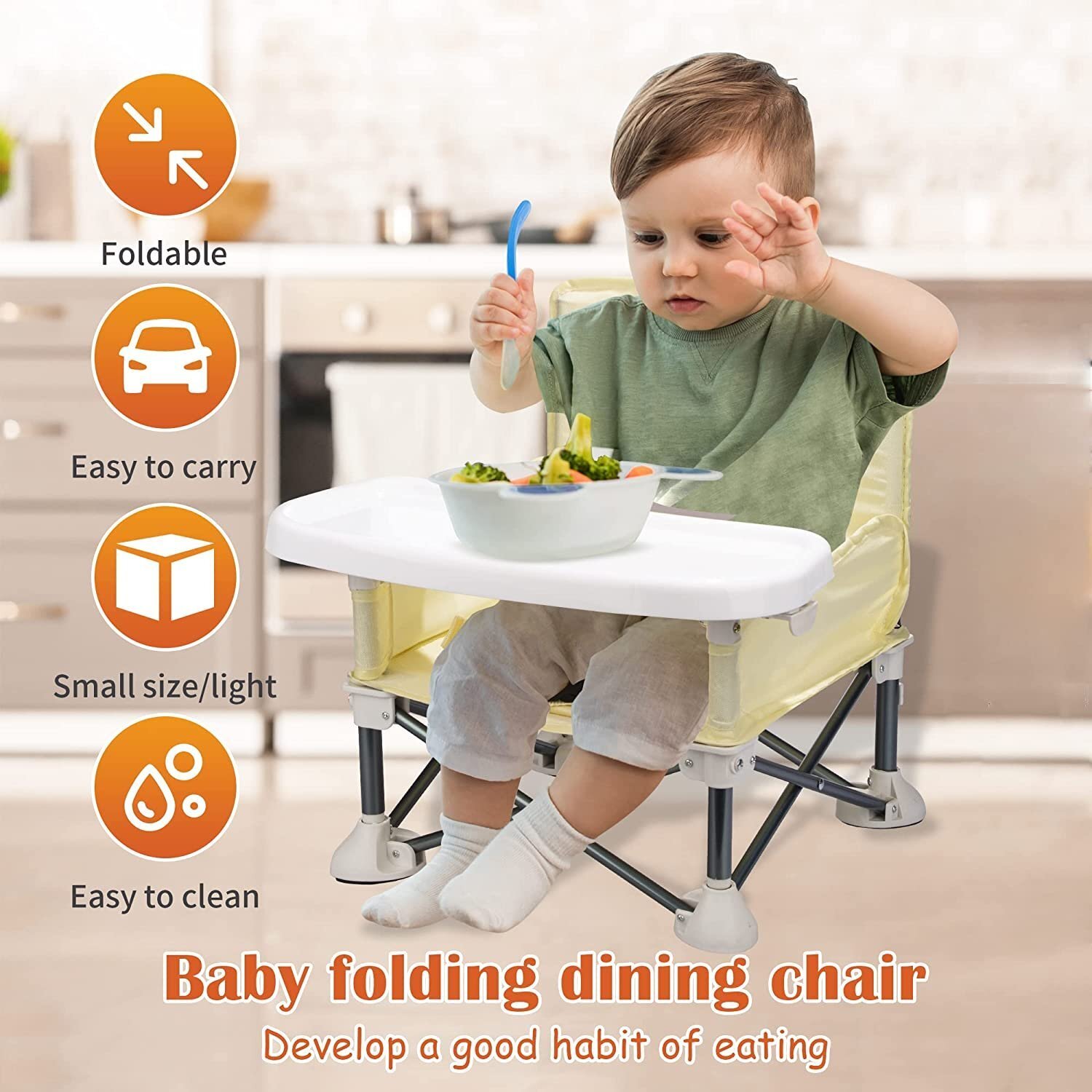 🔥LAST DAY 50% OFF 🔥Baby Seat Booster High Chair