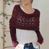 🎁Letzter Tag 49 % Rabatt🔥Gestrickter Zopfmuster-Umhang, Bolero für Damen