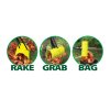 🍂3-in-1 Ergonomic Pickup Rake - Easy Leaf & Grass Grabber Without Bending Over