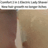 ✨2025 HOT SALE 50 % RABATT - 🔥Komfortabler 2-in-1-Elektrorasierer für Damen