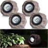 🎉Mother's Day Hot Sale🎁Solar Powered Outdoor Rock Lights⚡Buy 2 Get Free Shipping