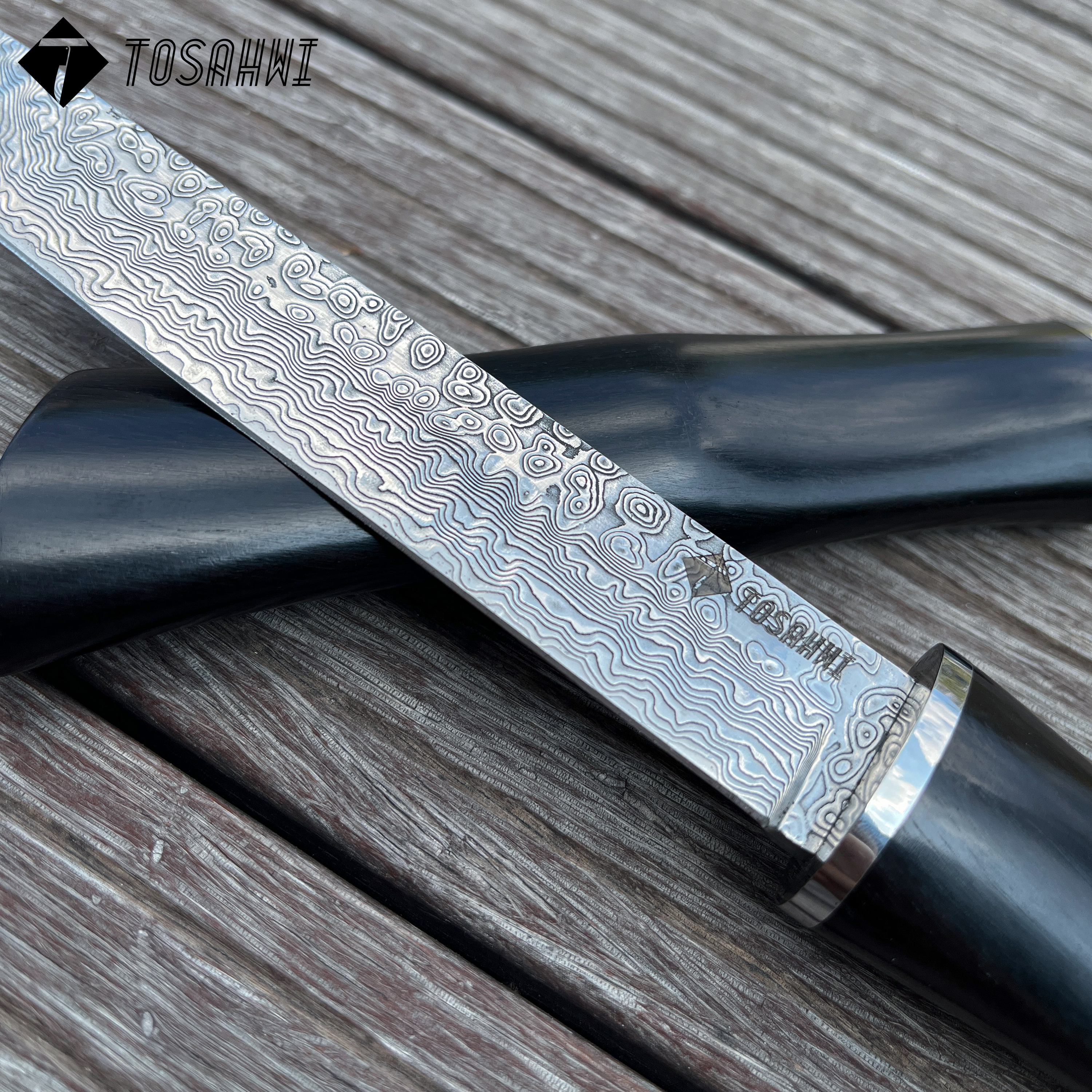 TOSAHWI HANDMADE Damascus Steel Handle Knife-69513