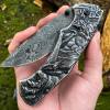 🔥Last 4 days - 70% discount🔥3D Wolf Stonewash Collectors Outdoors Survival Hunting Knife