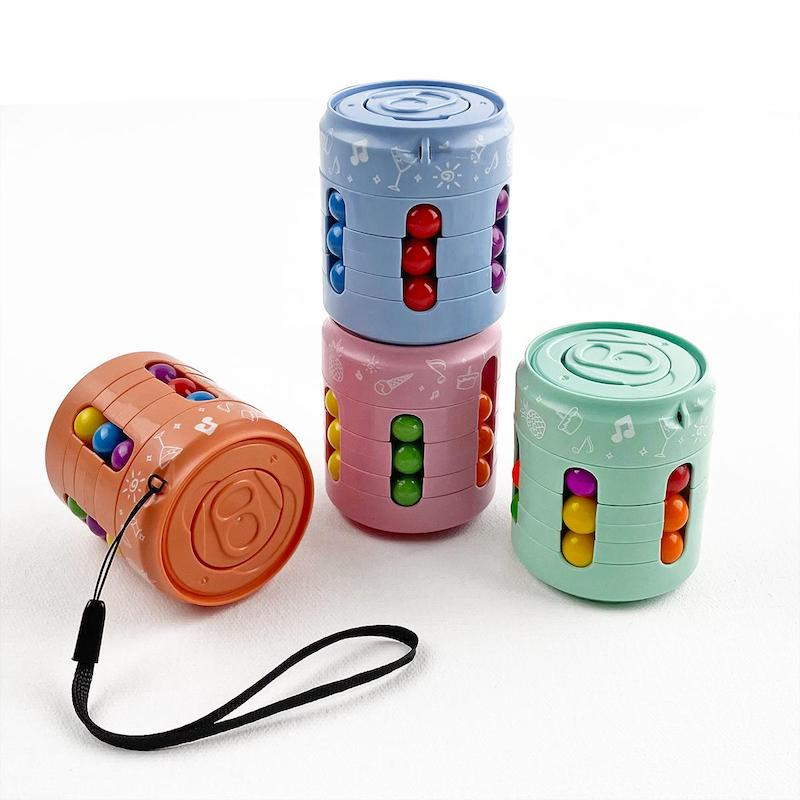 (🌲Early Christmas Sale- SAVE 48% OFF)Rotating Magic Bean Cube--buy 3 get 2 free NOW（5pcs）