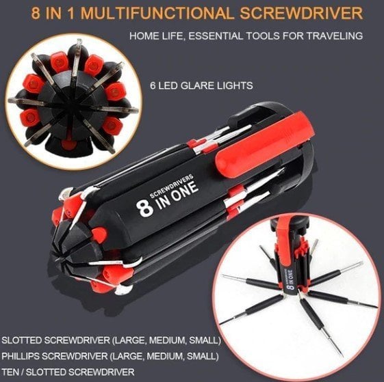 （🔥Last Day Promotion-50% OFF)8 in 1 Multifunctional Screwdriver