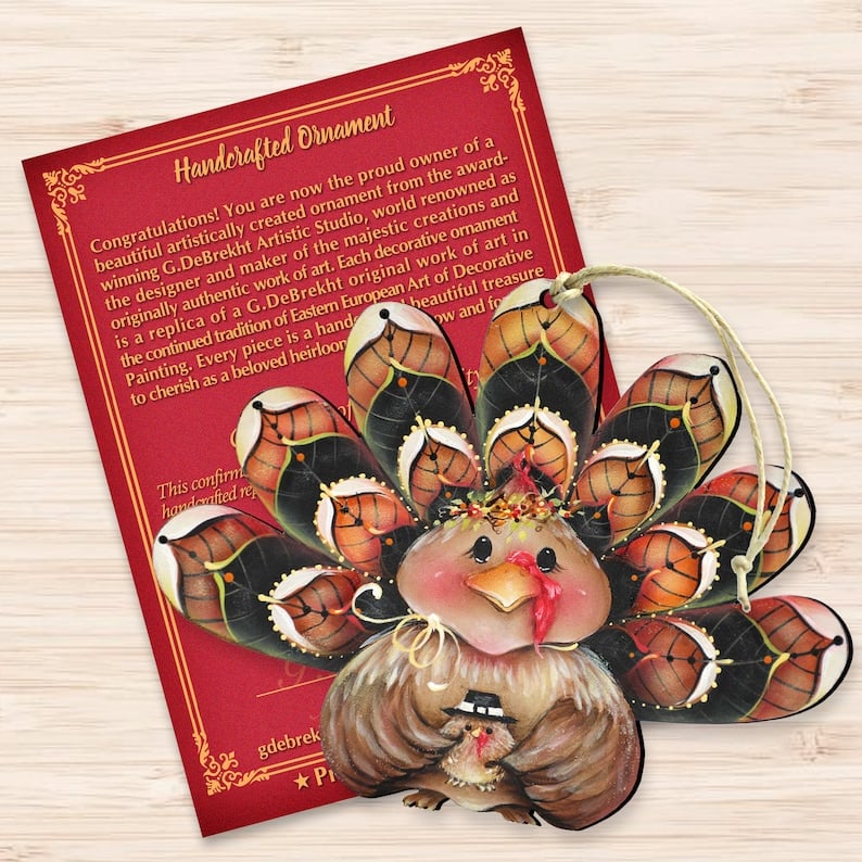 🔥Hot Sale 49% OFF-🦃Turkey Wreath Door Hanger 🍂Thanksgiving  Decor