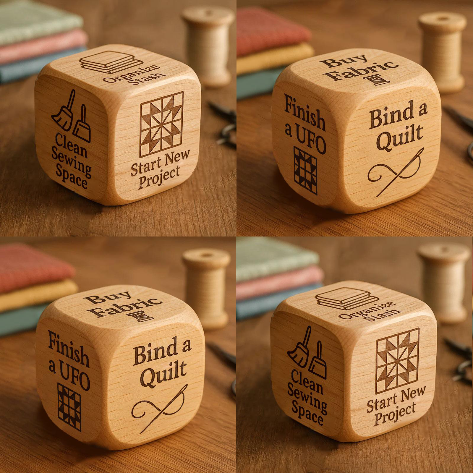 🎲 Buy 3 Get 1 Free – Quilter’s Dice for Endless Sewing Fun!