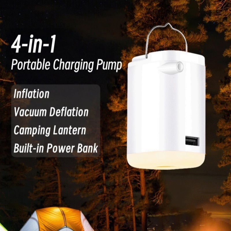 💥LAST DAY SALE 50% OFF💥Mini Portable Air Pump with Light