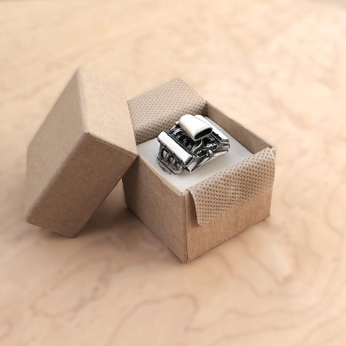 Handmade V8 Engine Ring