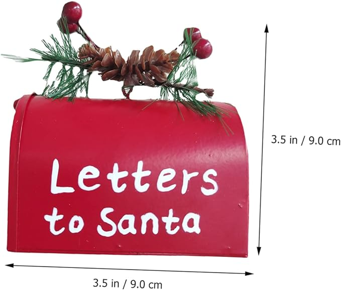 Christmas tree mailbox decoration