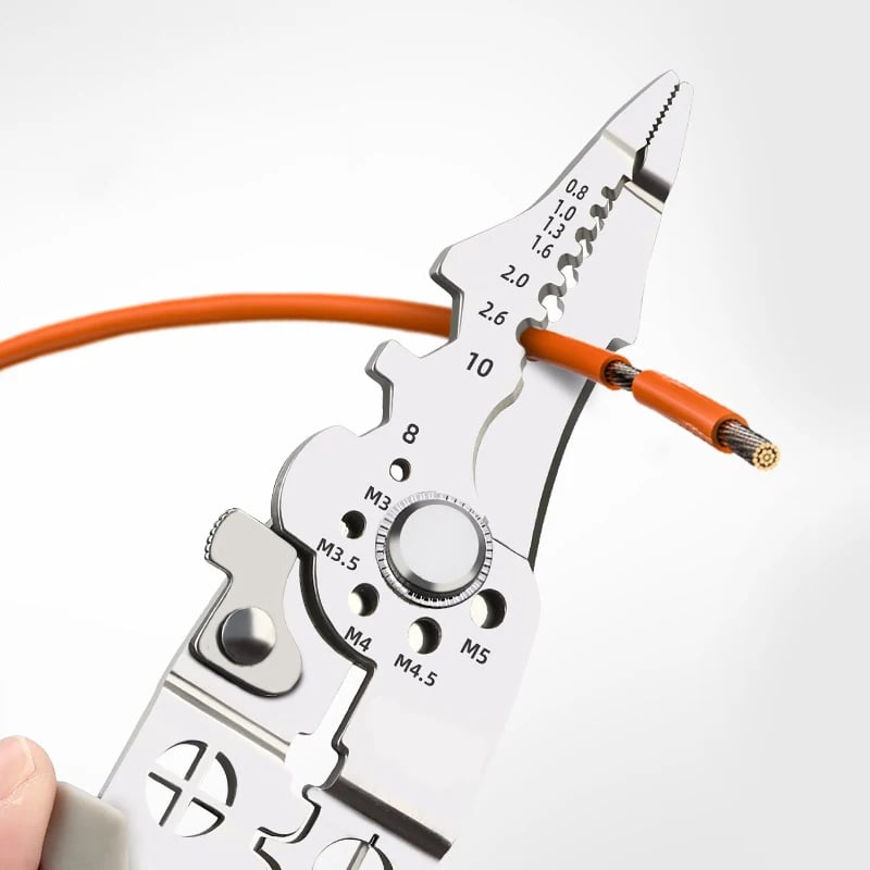 German Multifunctional Wire Stripper Crimper Cable Cutter Pliers