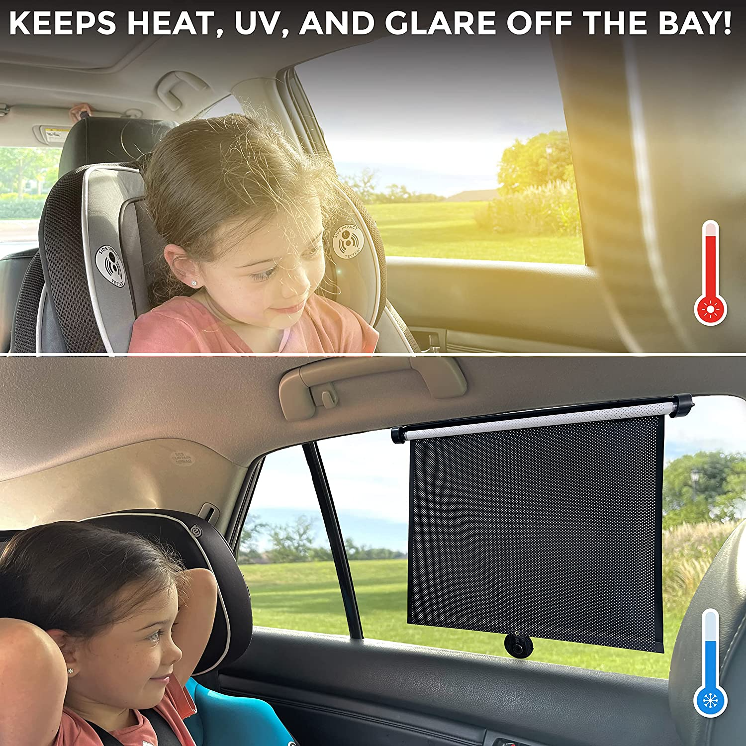 (💗Christmas Sale-40% OFF) Retractable Window Roller Sunshade For Car/Room-BUY 2 GET 1 FREE