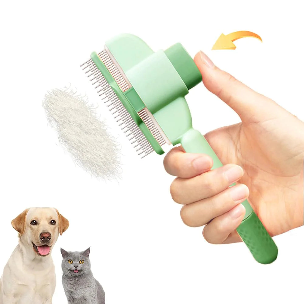 💥LAST DAY SALE 50% OFF💥Self-Cleaning Pet Hair Comb with Release Button