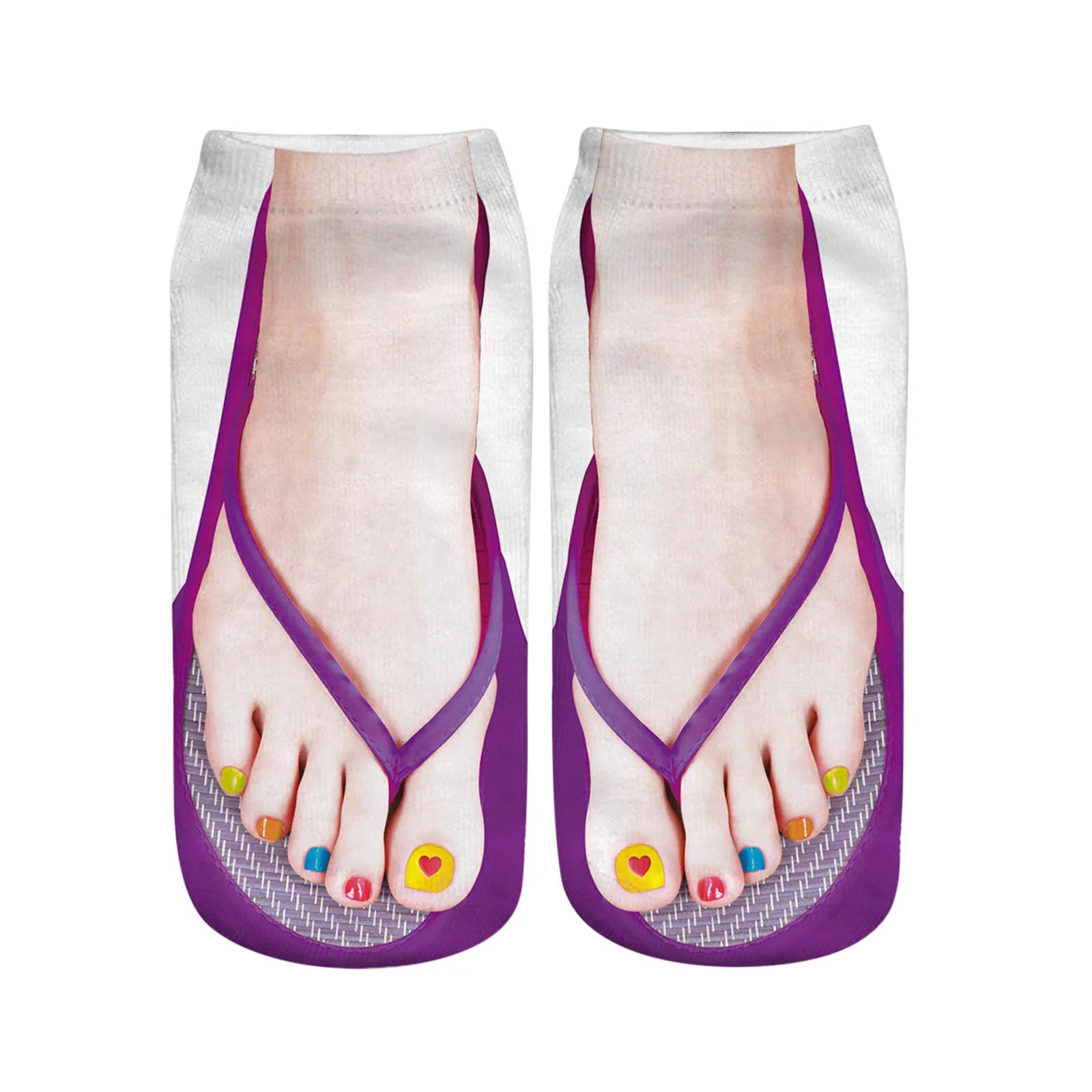 ⚡Clearance Sale SALE 70%🔥3D Flip Flops Fun Socks