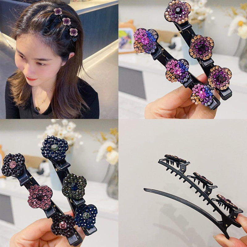 🎅EARLY XMAS SALE 48% OFF-Three Flower Side Hair Clip (BUY 3 GET 3 FREE TODAY)