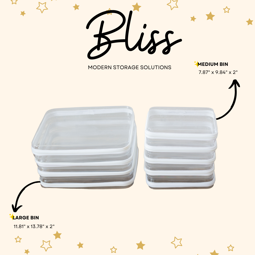 🔥Bliss Bins Zippered Hard Pouch & Buy 5 Get Extra 20% OFF