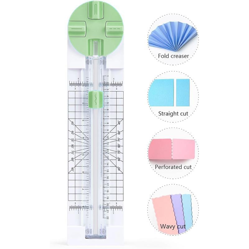 ⏰LAST DAY SALE 50% OFF💥4-in-1 Paper Trimmer Multi-Function Scrapbooking Tool