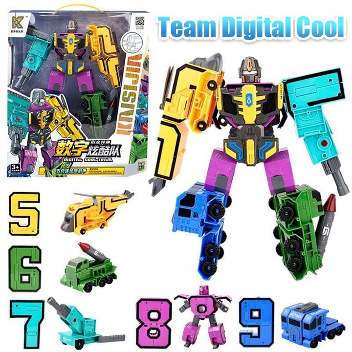 🔥Last Day Promotion 50% OFF💗Toy Deformation Number Transform Robot gyerekeknek