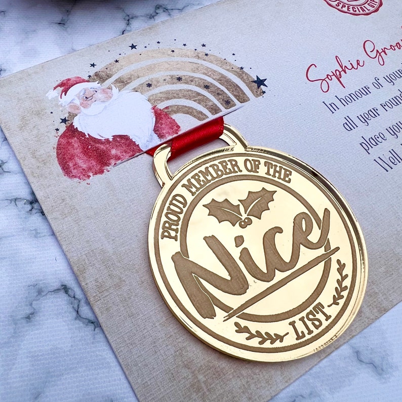 🎄Early Christmas Sale - 49% OFF-🎅Nice List Medal