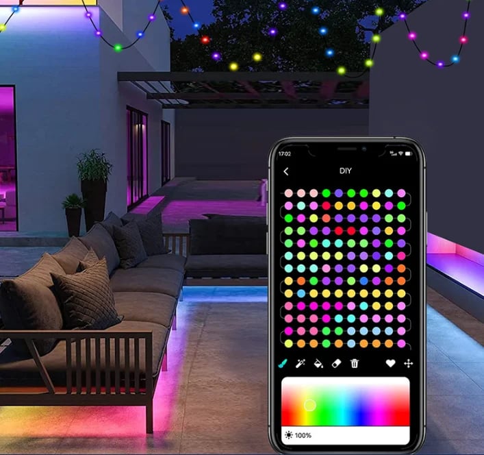 🎅 Early Christmas Sale 49% OFF - Smart Rainbow LED Permanent Outdoor Light🎁