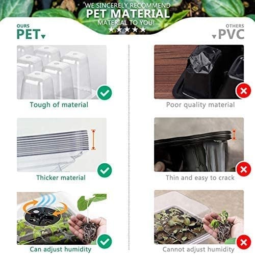 🔥Last Day Promotion 50% OFF🔥Seed Starter Trays with Grow Light