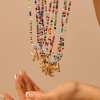 🌈 Letter Beaded Necklace for Women🔤A-Z