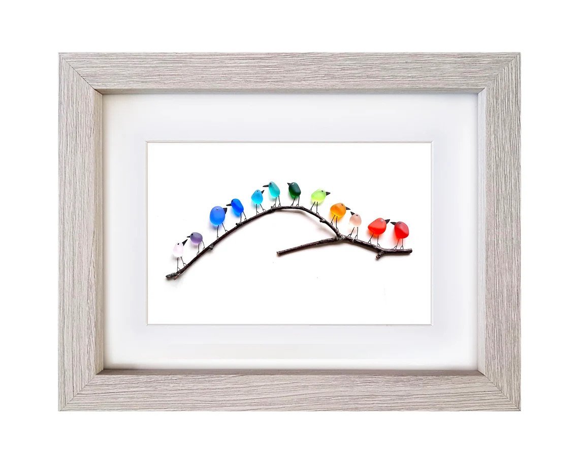 🔥LAST DAY 49% OFF 🐦Rainbow Birds on Branch