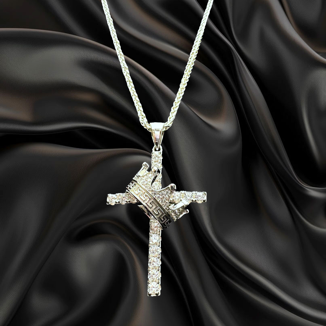 ✝️Sitstio Cosmos™ Handmade Crown Cross Necklace