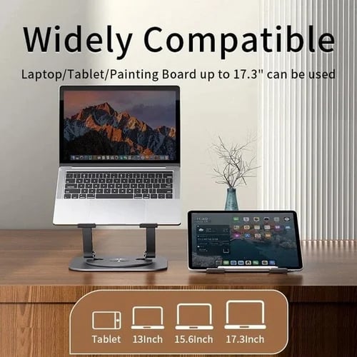 360° Rotating Laptop Stand Aluminum Alloy Bracket