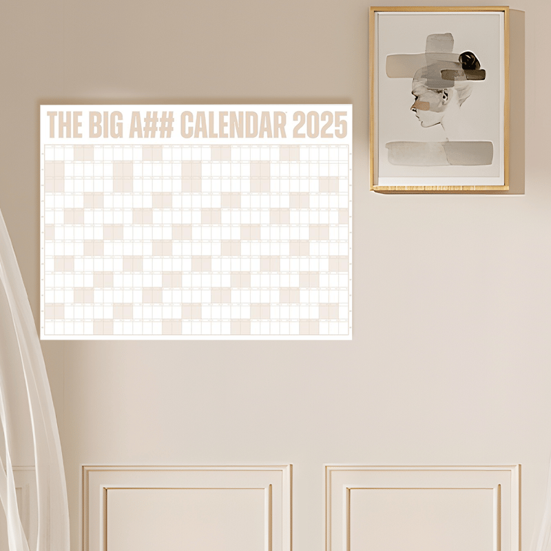 🎁Last Day Promotion 49% OFF🔥The Big A## Calendar 2025 | Dry Erase