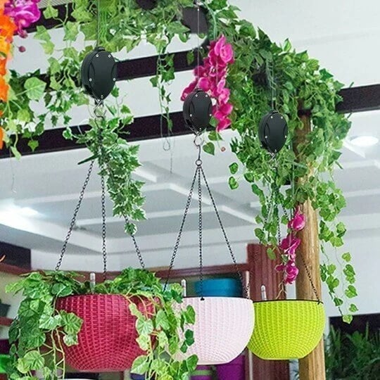 🌳Plant Pulley Set For Garden Baskets Pots, Birds Feeder, 👍Buy 5 Get 3 Free & Free Shipping