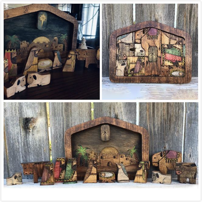 (🌲Early Christmas Sale- SAVE 70% OFF)Nativity Puzzle Jigsaw Game Set-Buy 2 Free Shipping