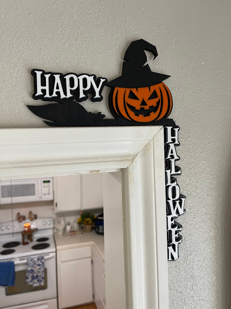 🎃Early Halloween Sale 50% OFF👻Halloween Door Corner Sign, Buy 4 Get Extra 30% OFF & Free Shipping