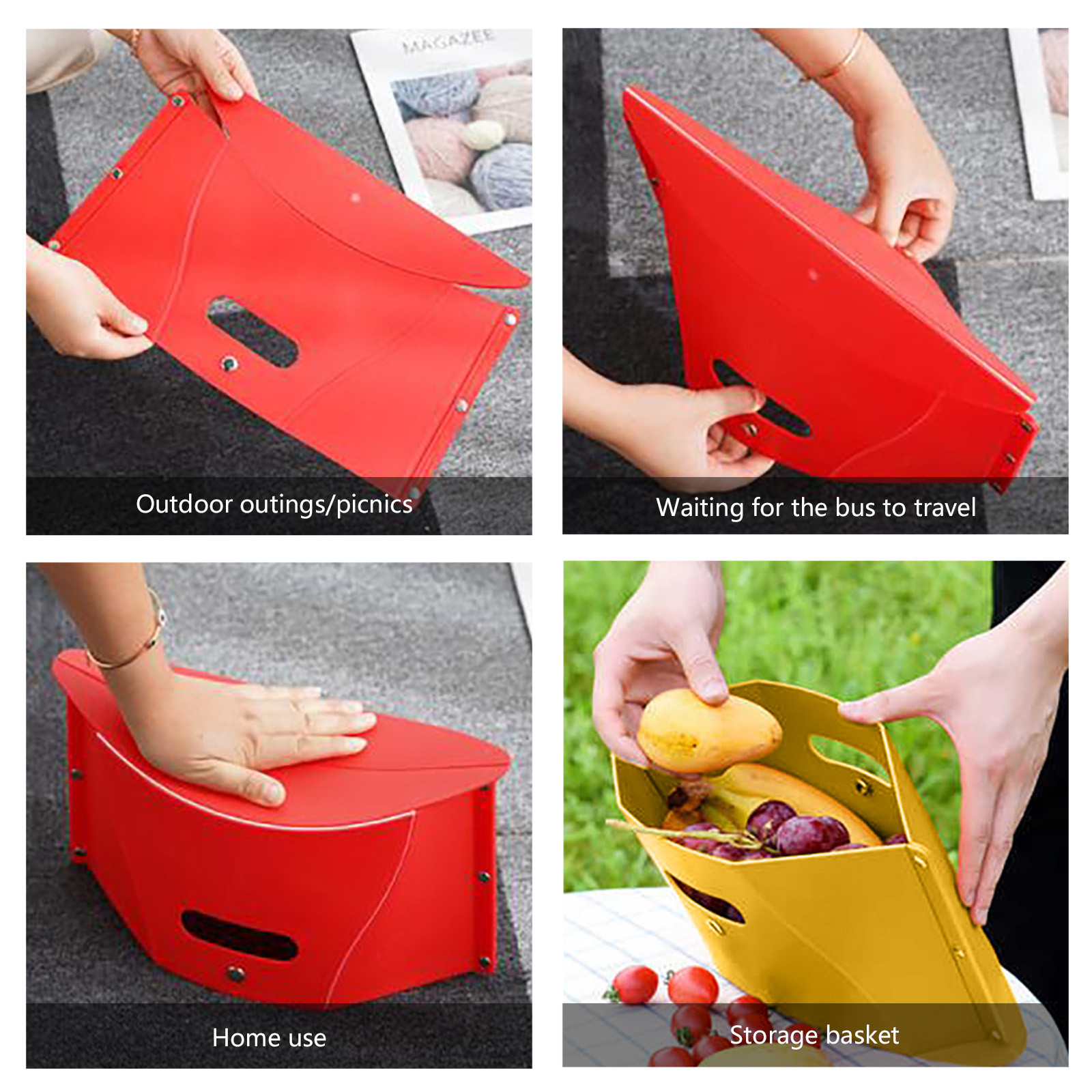 ⚡⚡Last Day Promotion 48% OFF - Multifunctional Portable Drain Basket&Folding Stool🔥BUY 2 GET 1 FREE