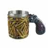 (🔥Last Day Promotion - 50% OFF)Stainless Steel Bullet Pattern Beer Mug