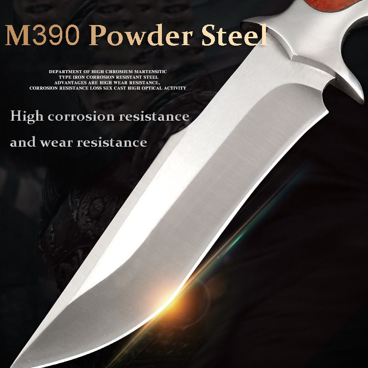 🎁TikTok Last Day Sale - 70% OFF-🔥- M390 Integrated Steel High Hardness Sharp And Durable Straight Knife