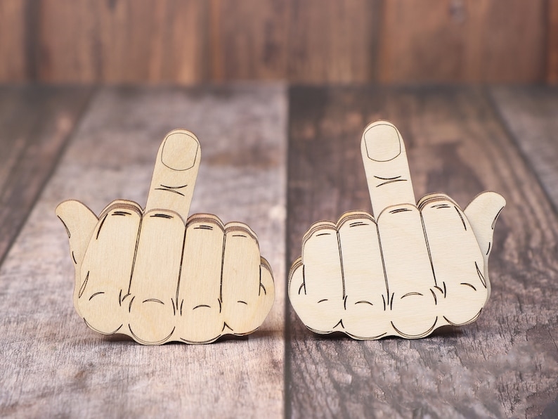 ✨Christmas Sales 49% OFF--🤣Funny Wooden Middle Finger