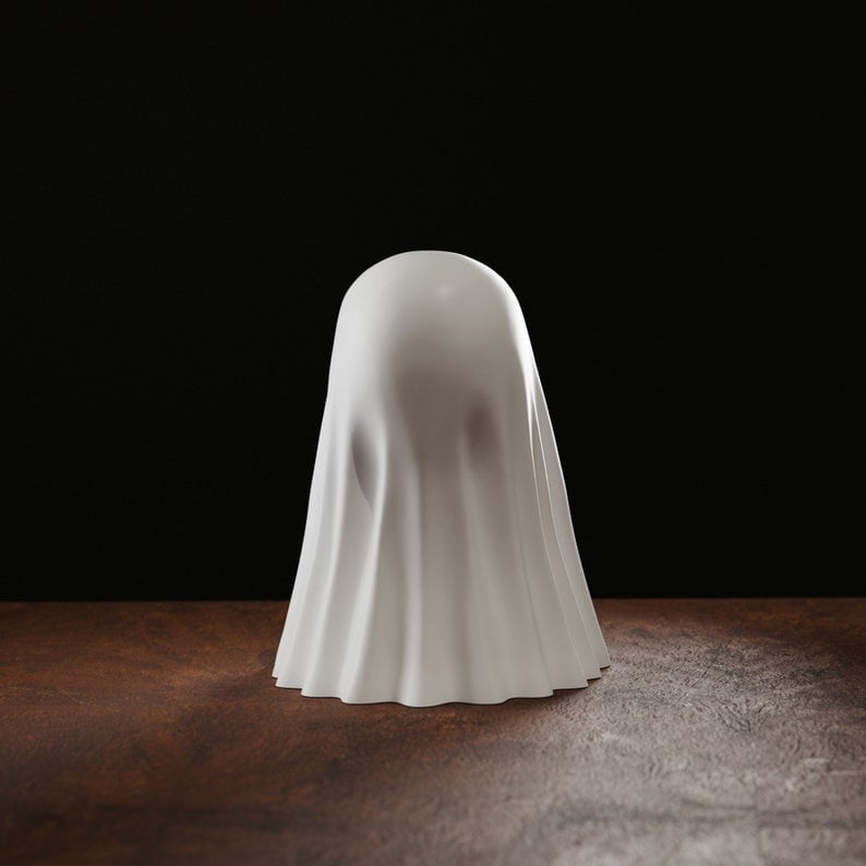 🔥⏰Last Day Sale - 70% OFF👻 Purely Handmade Cute Ghost Statue🎉Buy 4 Get 3