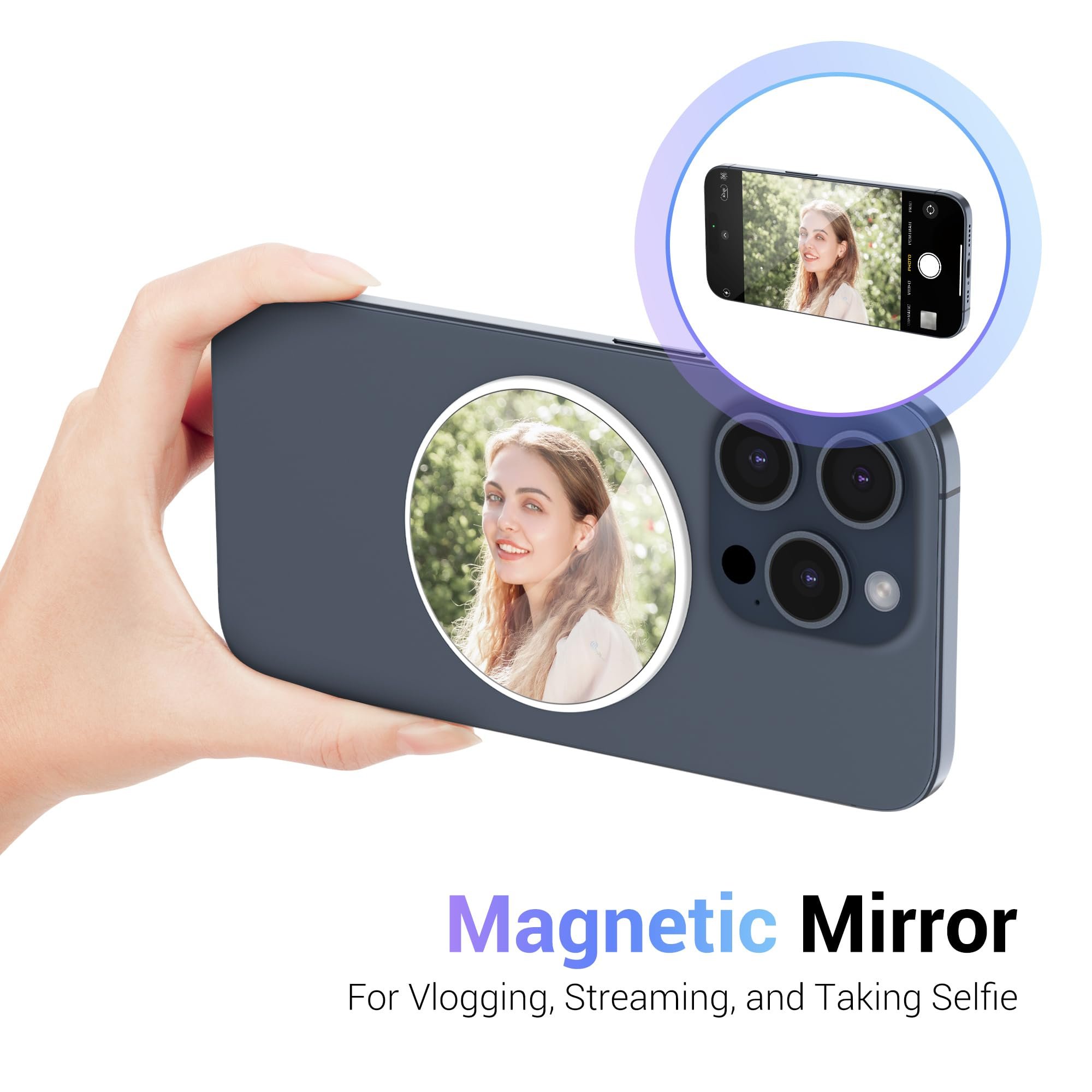 TikTok Last Day Promotion -60% OFF🎉Phone Magnetic Selfie Convex Mirror