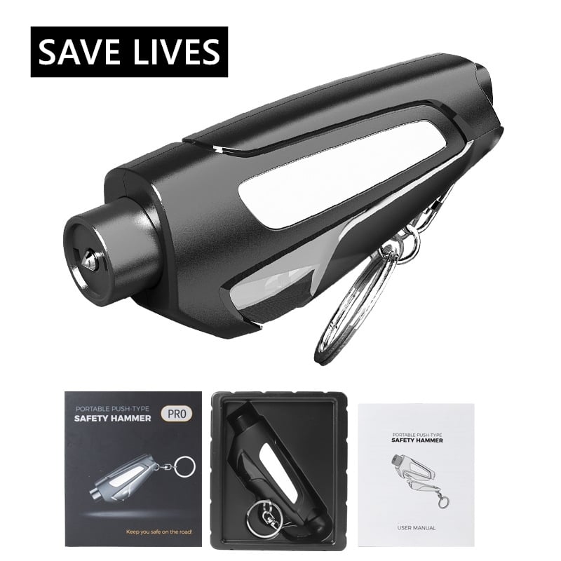 🔥Last Day Promotion 49% OFF-2-in-1 Emergency Window Breaker & Seatbelt Cutter