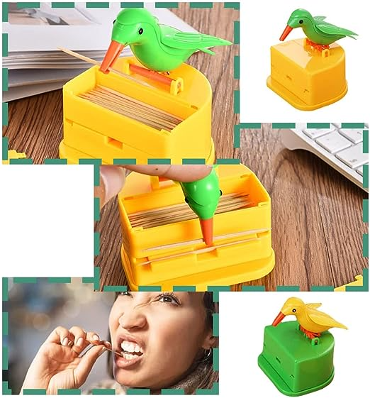 Bird Shaped Toothpick Storage Box Container