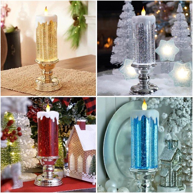 LED Christmas Candles  With Pedestal(Buy 2 get Free shipping)