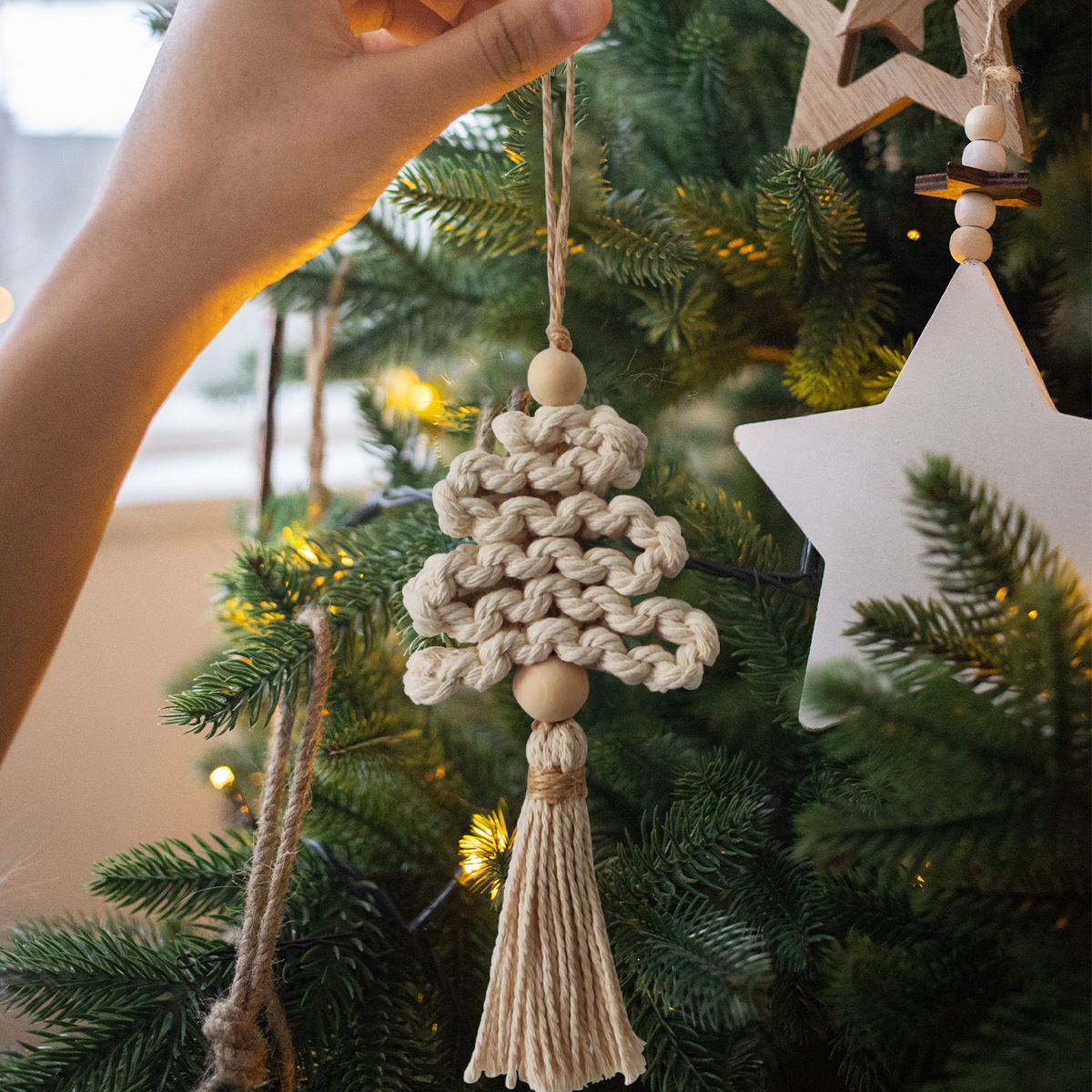 🎄🎅Early Christmas Promotion - 49% OFF 🧶Hand-woven Creative Christmas Tree Ornaments Crafts