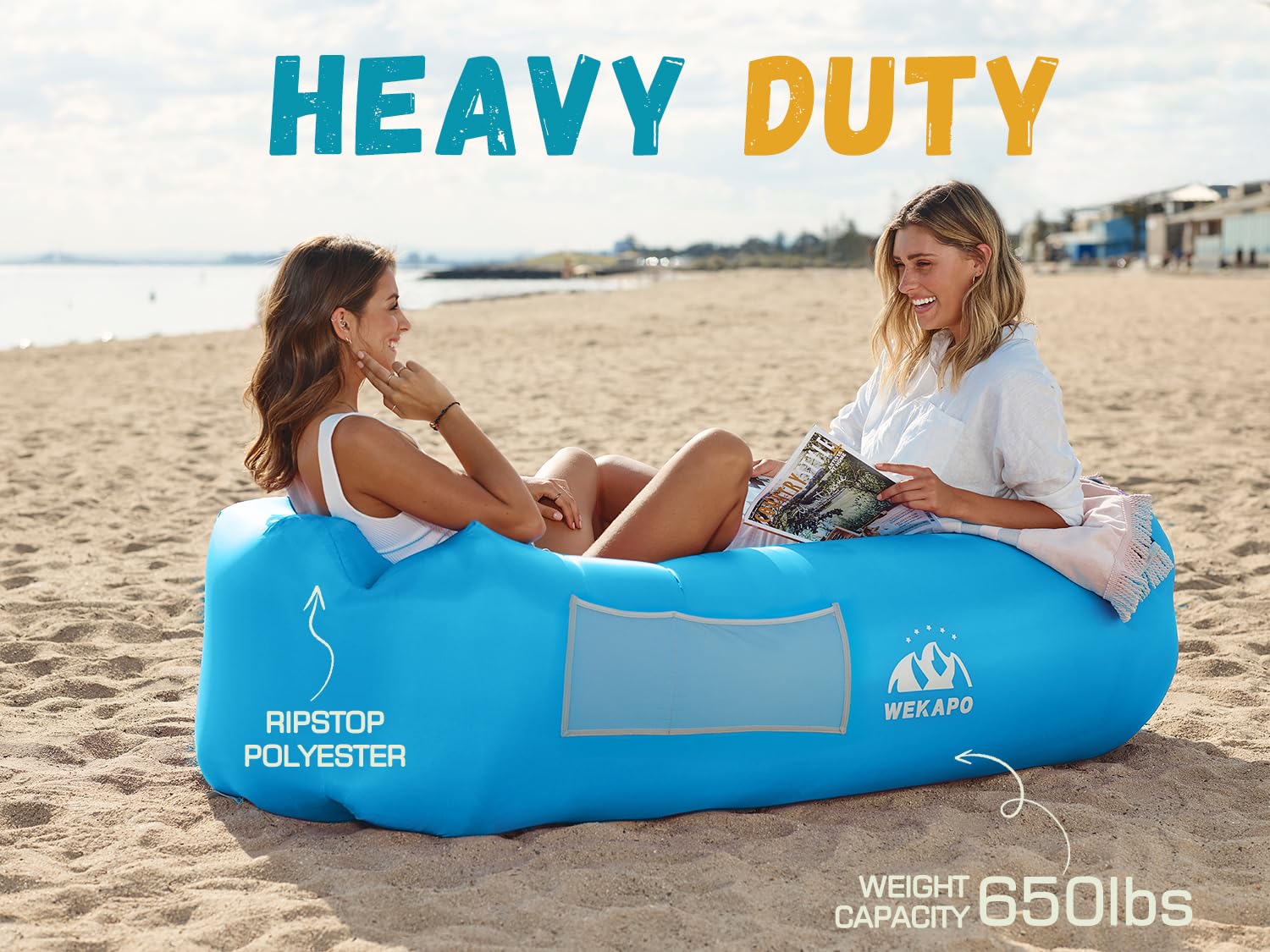 🔥Last day Clearance Sale 60% OFF🔥Inflatable Lounger Air Sofa Hammock-Portable