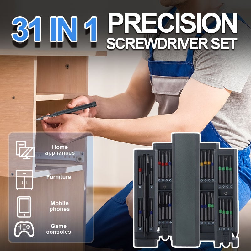 🔥Father's Day Sale 49% OFF -31 in 1 Precision Screwdriver Set-Free VIP Shipping