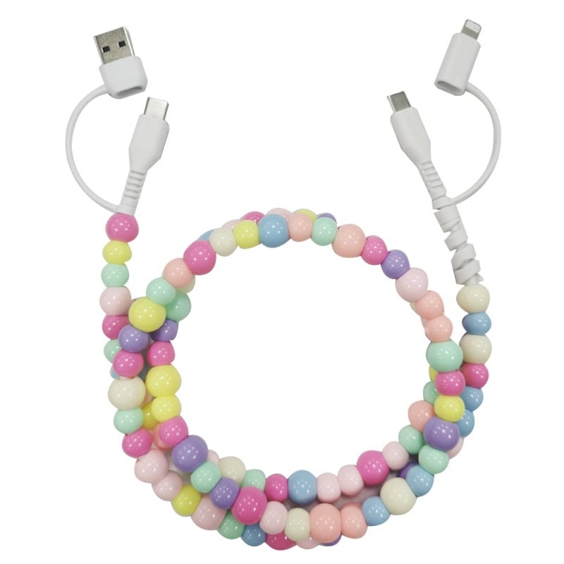 🎁TikTok Last Day Sale - 70% OFF🎉Beaded Charging Cords (🌈SALE $9.99)