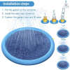 🏊(Summer Hot Sale - 50% OFF) Inflatable Water Spray Mat