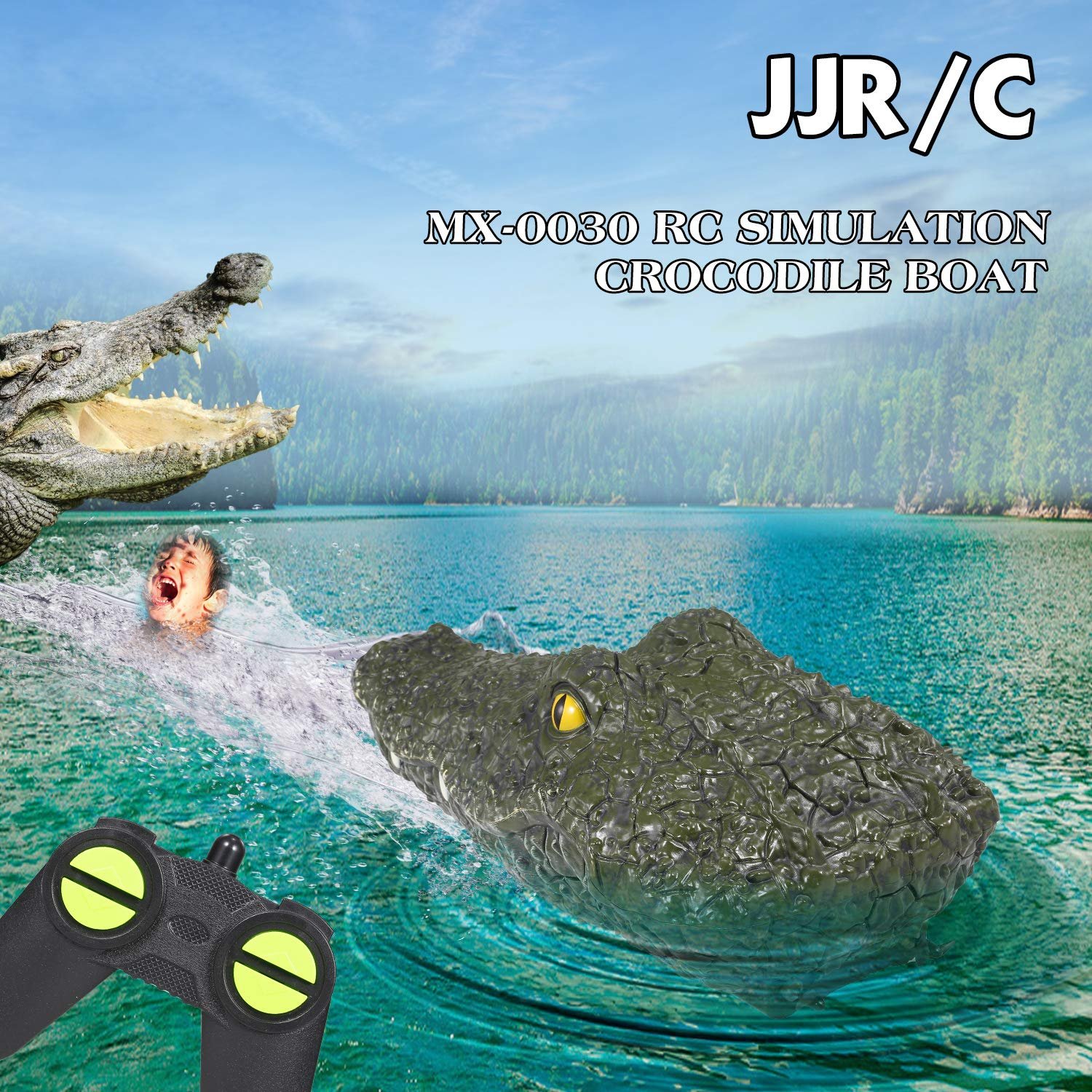 🔥Last Day Promotion 50% OFF💥RC Boat Simulation Crocodile Head